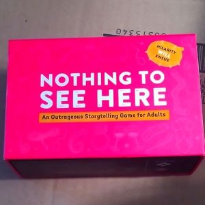 Nothing to See Here an Outrageous Storytelling Game for Adults